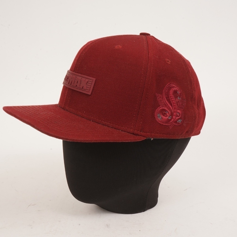Nike‎ Red  Rubber AirMax Logo  With Snake Logo on Side Adjustable Hat